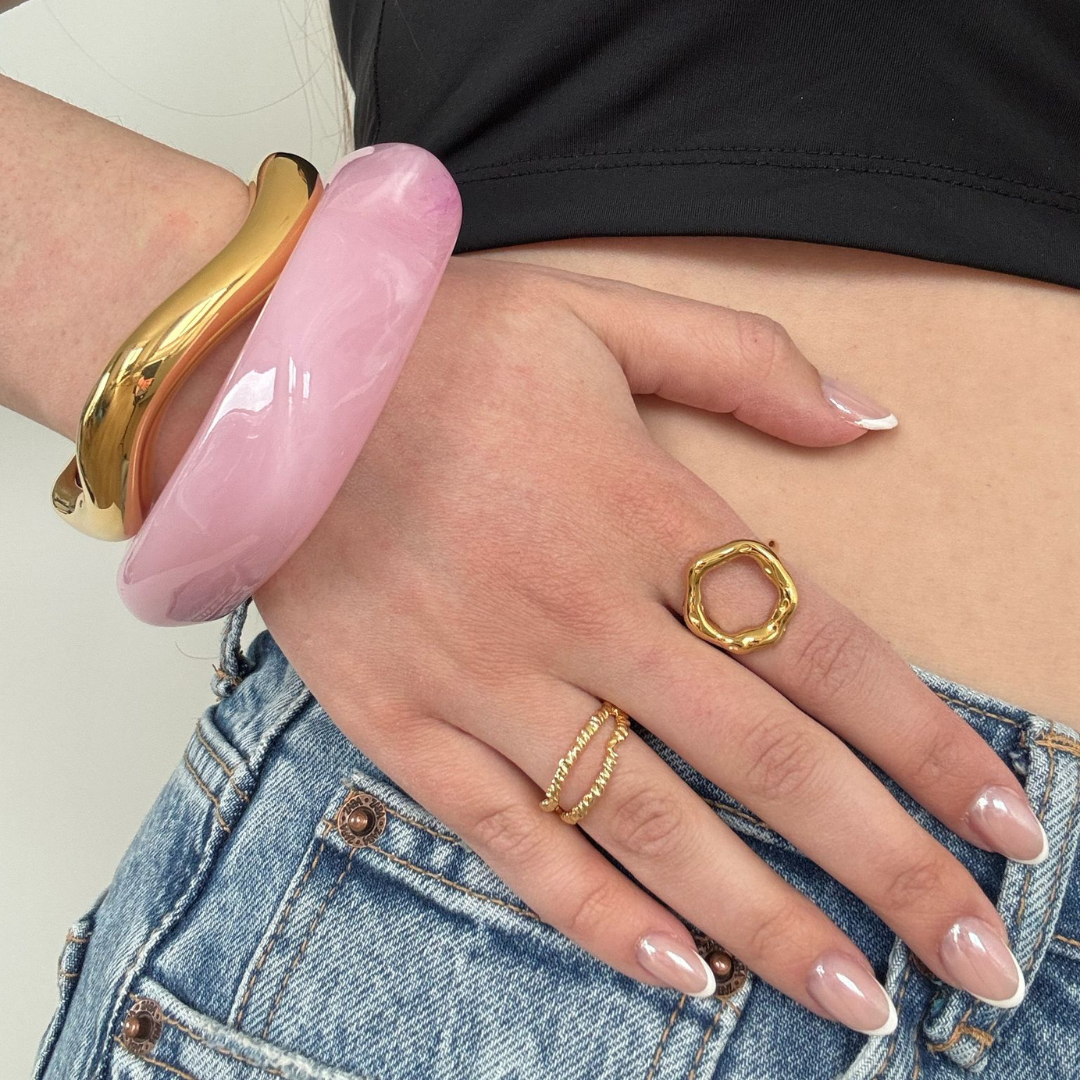 Adjustable Elegant Circle Ring