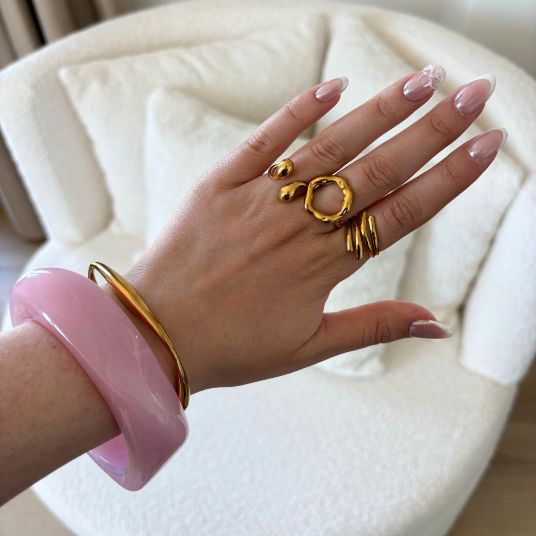 Adjustable Abstract Ring