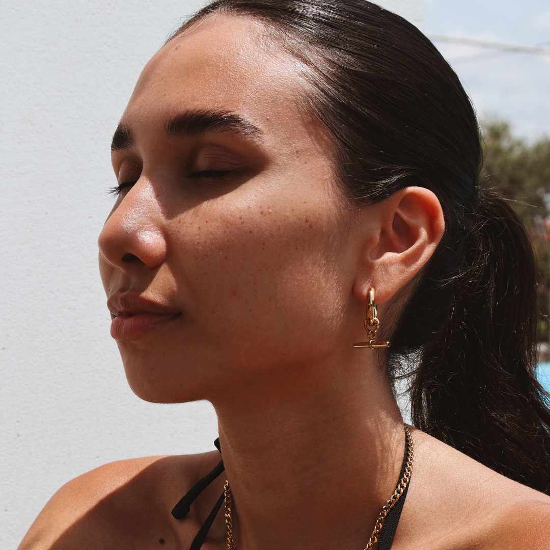 Sleek Bar Hoops