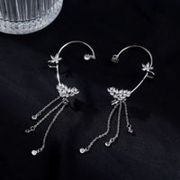 Aurora Butterfly Tassel Earrings