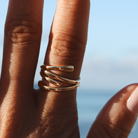 Adjustable Abstract Ring