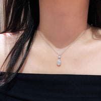 Aurora CZ Diamond Set in 925 Silver