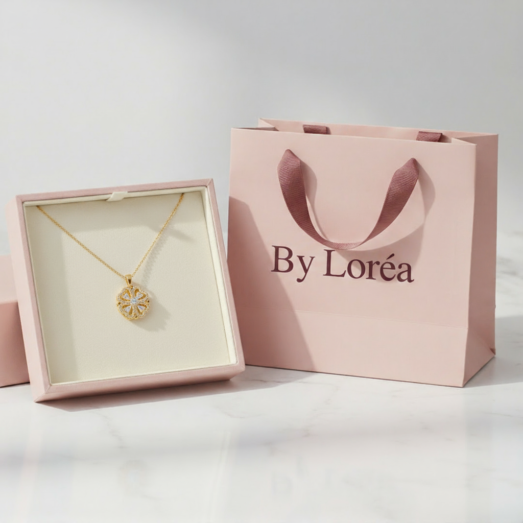 Four-leaf Clovers Pendant Necklace