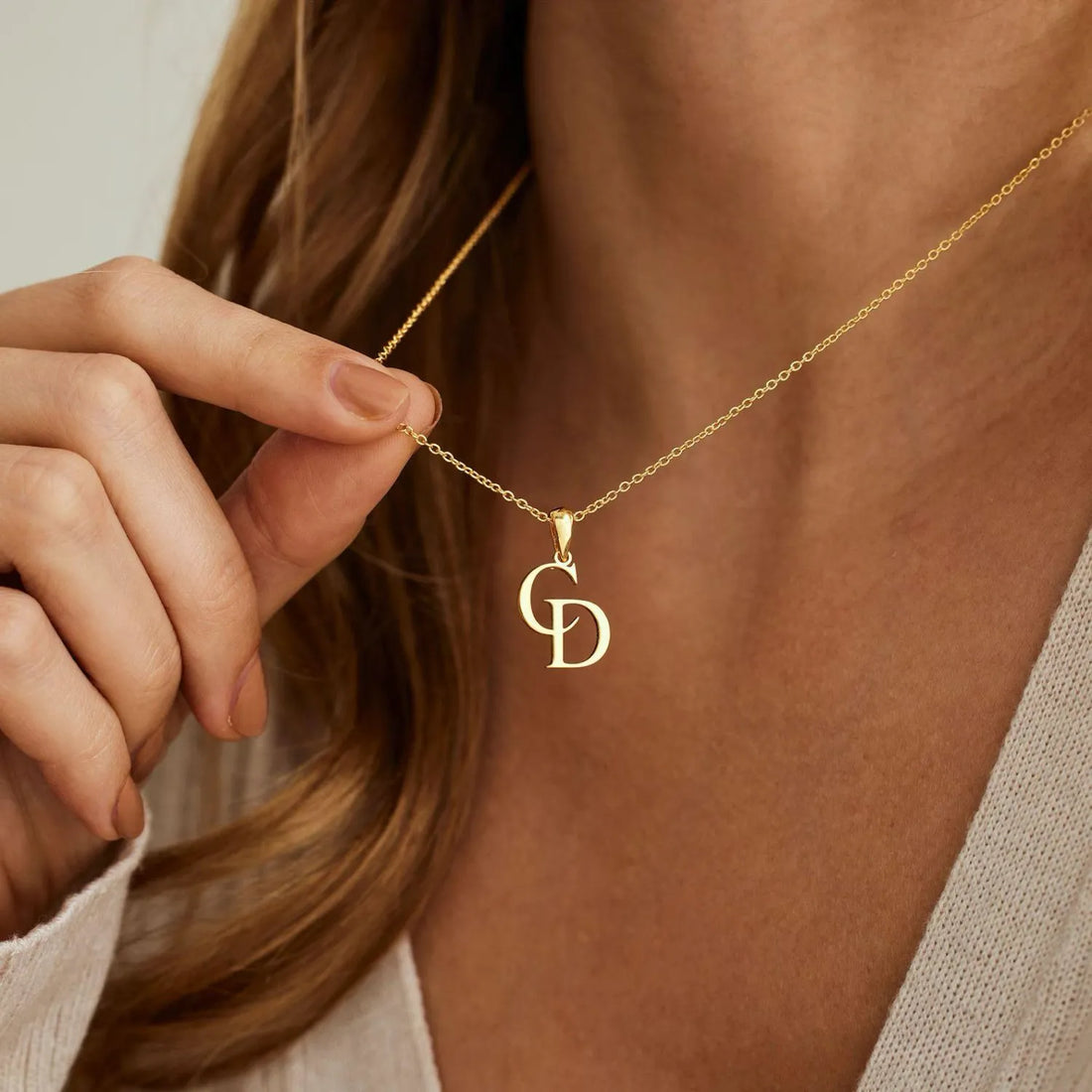 MAELYN I Personalized Initials Necklace