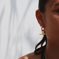 Sleek Bar Hoops