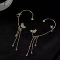 Aurora Butterfly Tassel Earrings