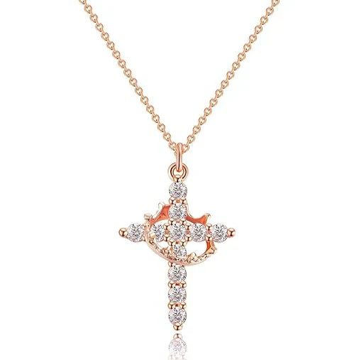 The Cross Crown Necklace