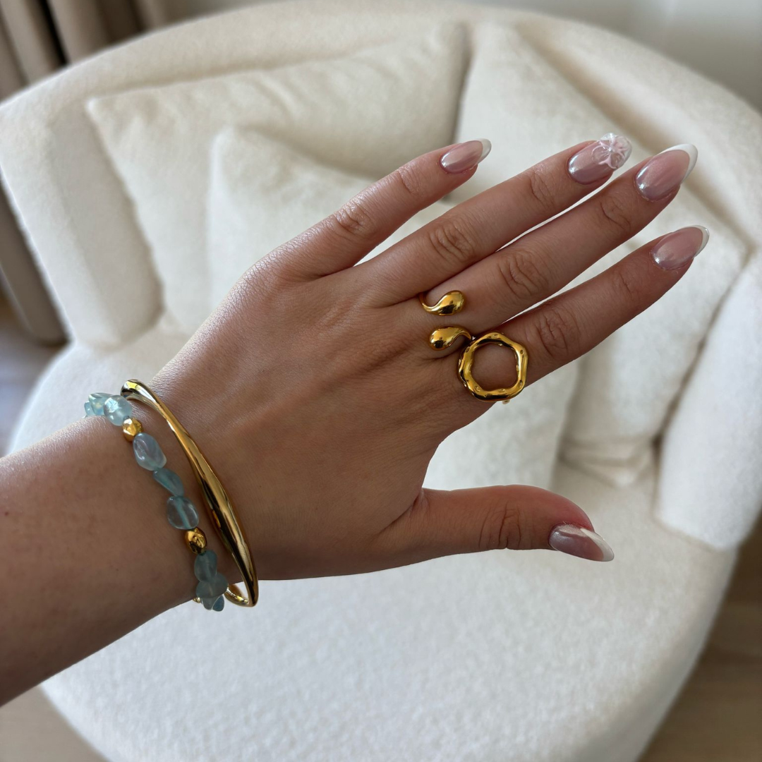 Adjustable Double Drop Ring