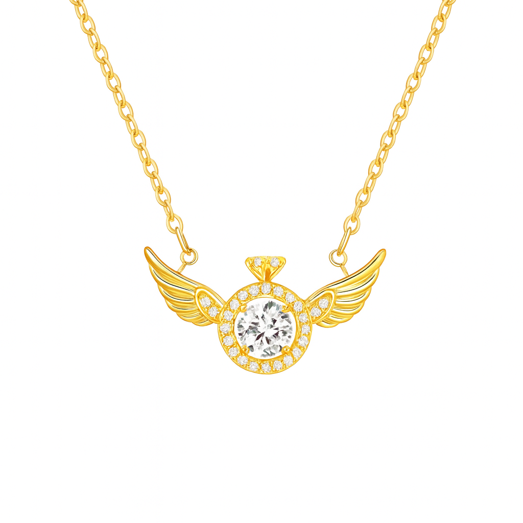 Celeste Angel Wings Necklace
