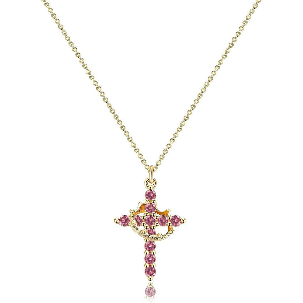 The Cross Crown Necklace