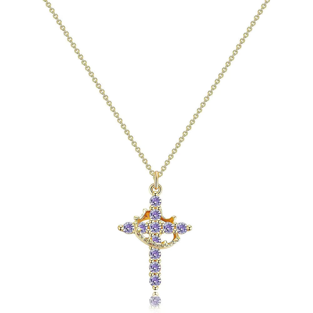 The Cross Crown Necklace