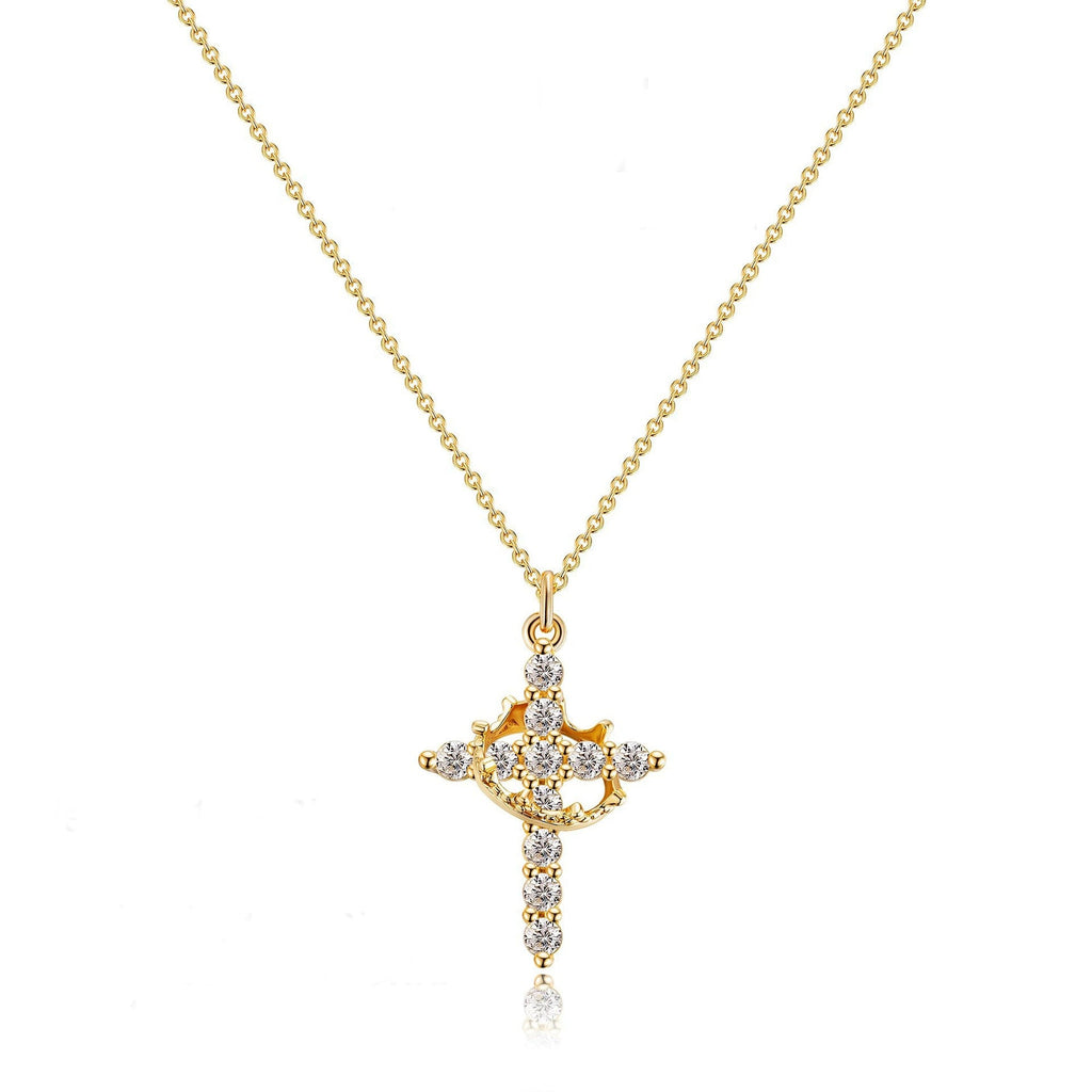 The Cross Crown Necklace