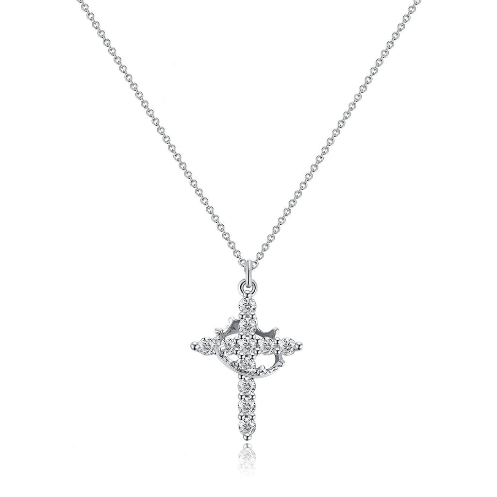The Cross Crown Necklace