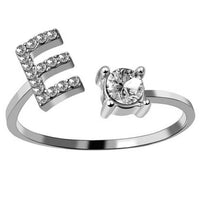 AURA Adjustable Initial Diamond Ring