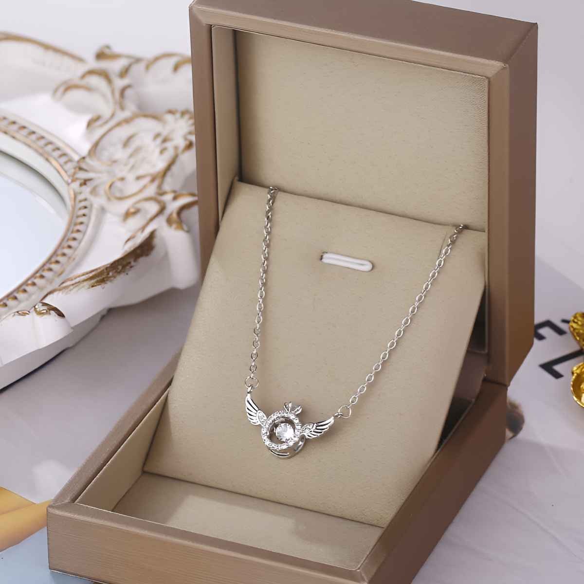 Celeste Angel Wings Necklace
