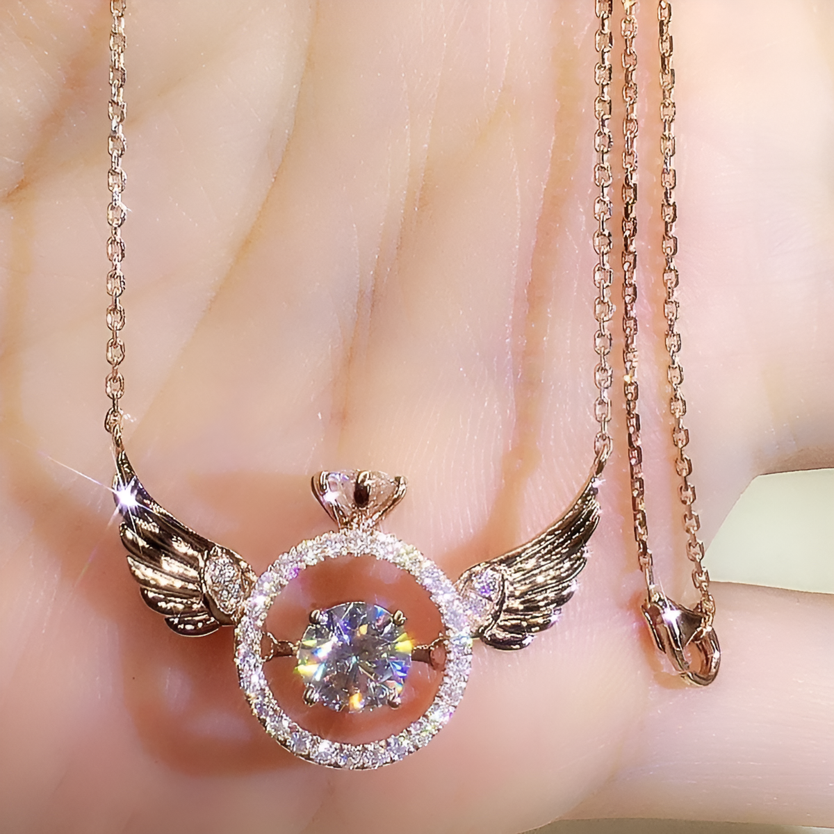 Celeste Angel Wings Necklace