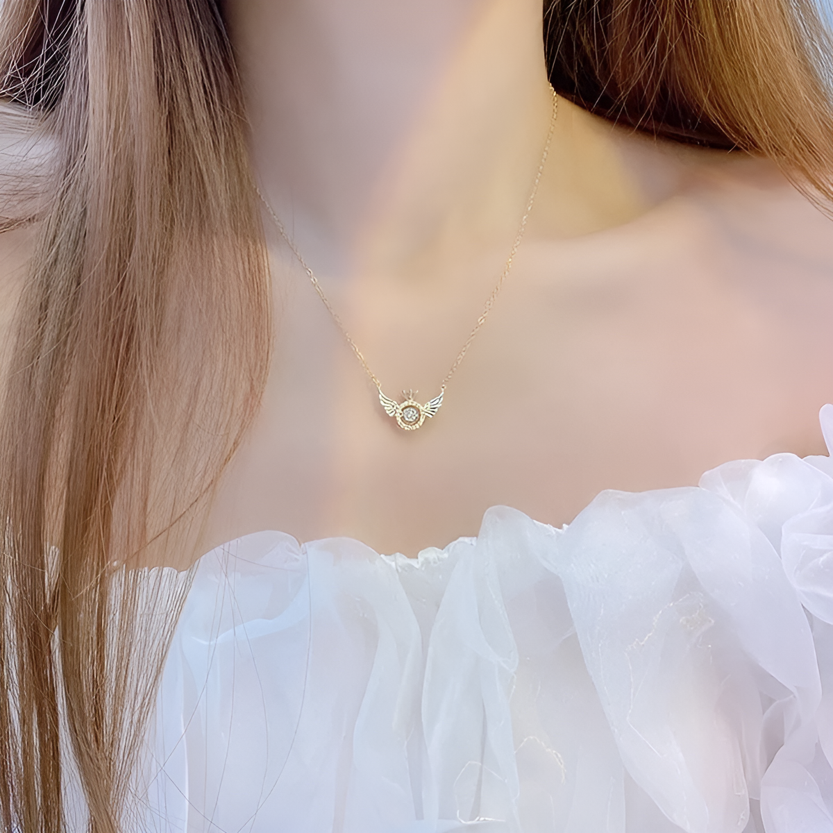 Celeste Angel Wings Necklace