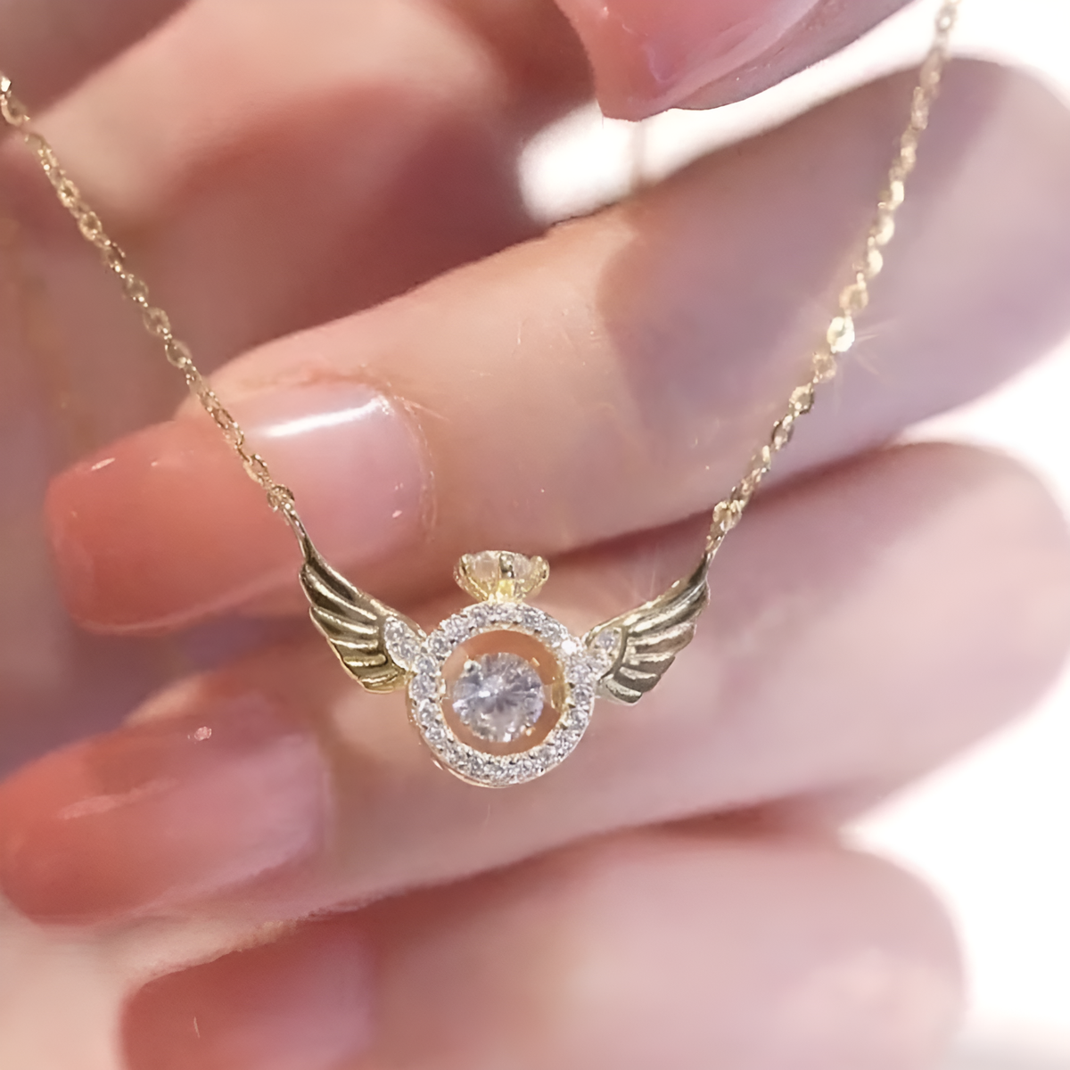 Celeste Angel Wings Necklace
