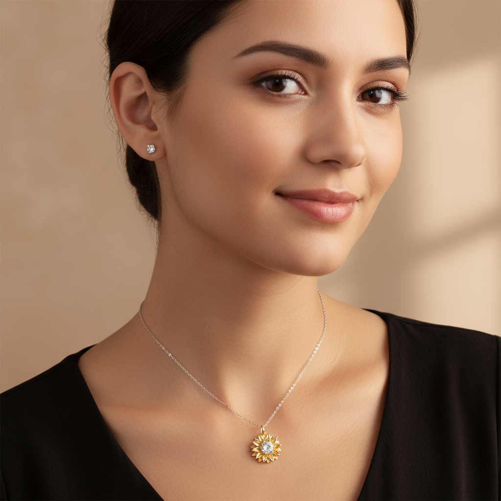 Sunflower Necklace