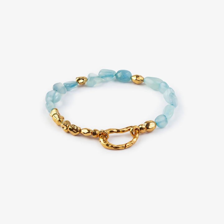 Blue Pearl Bracelet