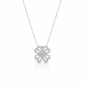 Four-leaf Clovers Pendant Necklace