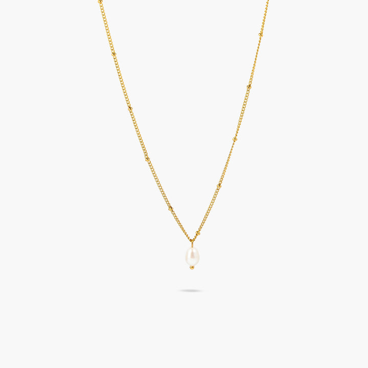 Beaded Pearl Necklace