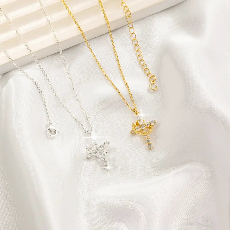 The Cross Crown Necklace